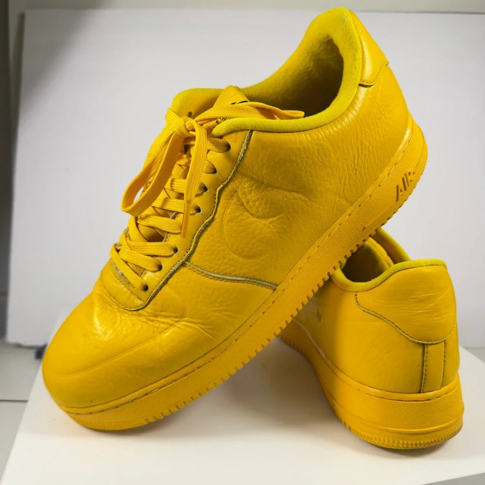 Nike Air Force 1 Low Waterproof Mens Size 13 University Gold 307109-771 Sneaker